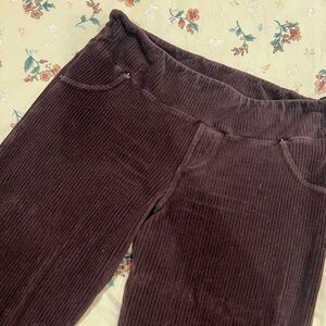 Goddess Brown Corduroy Skinny Pants